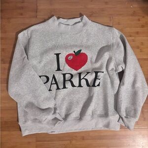 Gray I Love Parke Sweatshirt New York